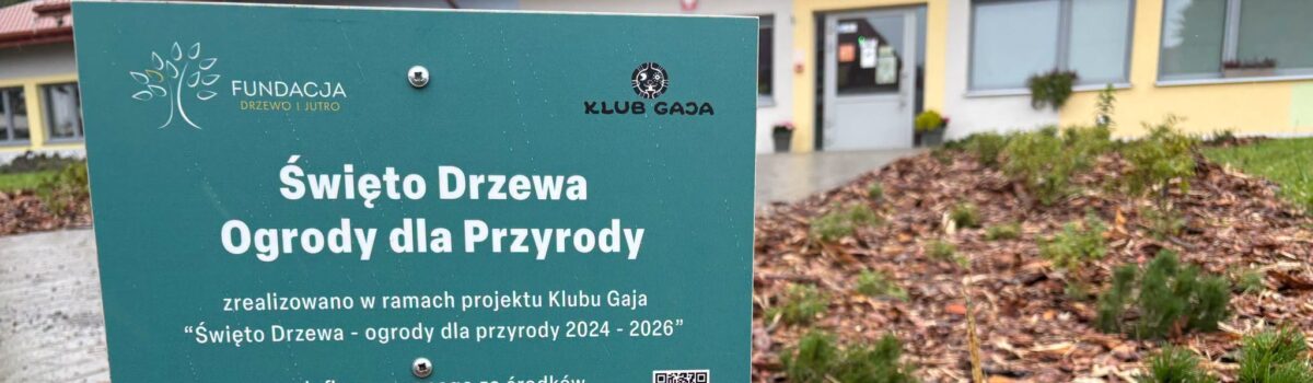 Ogród dla społeczności i przyrody w Zespole Szkół w Gościnie